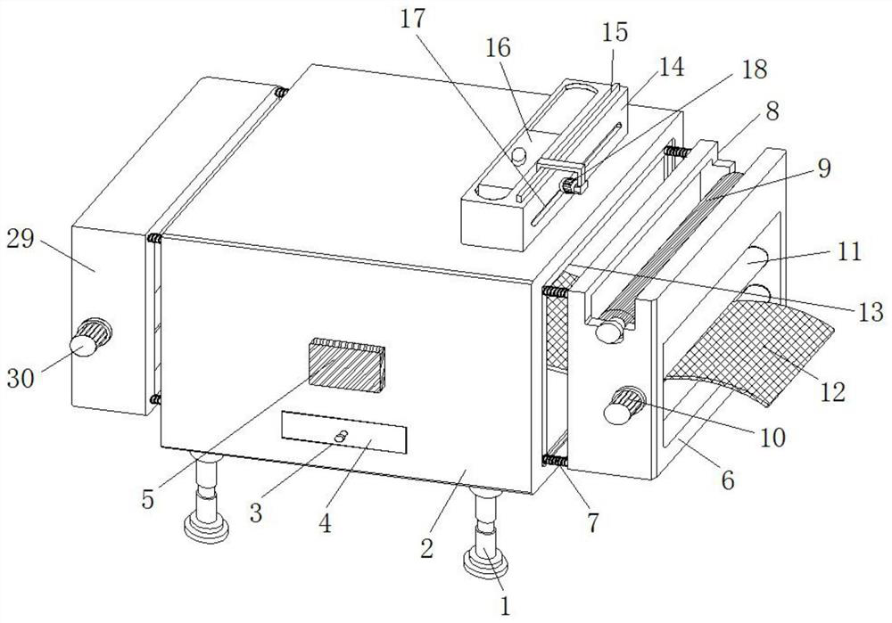 An anti-insect, anti-fog and haze gauze and its production device