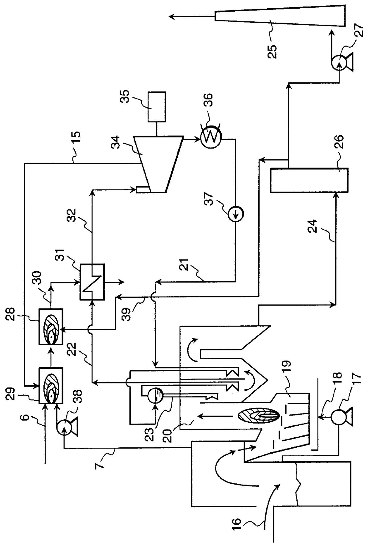 Waste processing system and fuel reformer used in the waste processing system