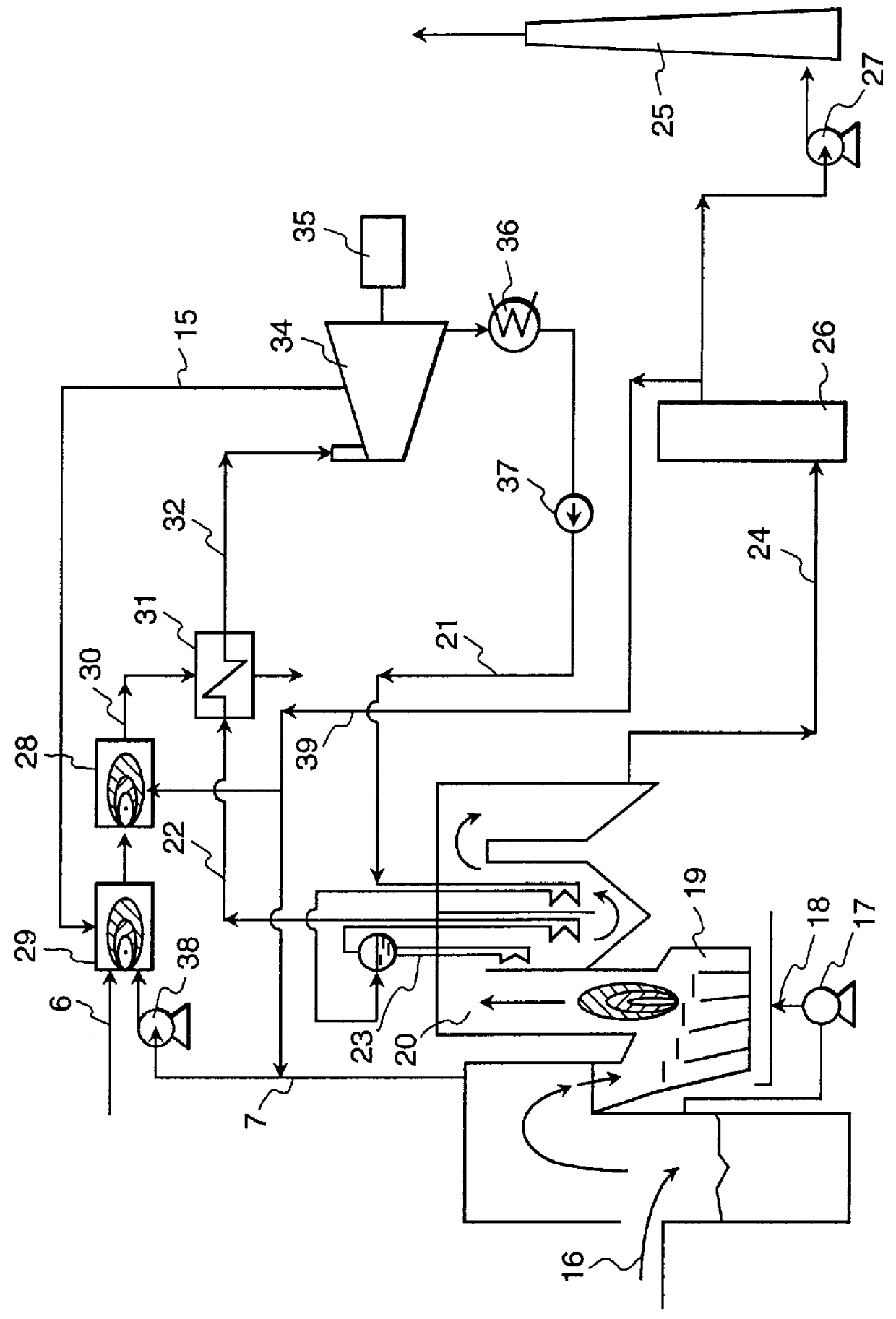 Waste processing system and fuel reformer used in the waste processing system