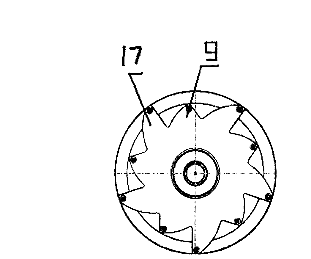 Modified rotary type water supply device used for spray system