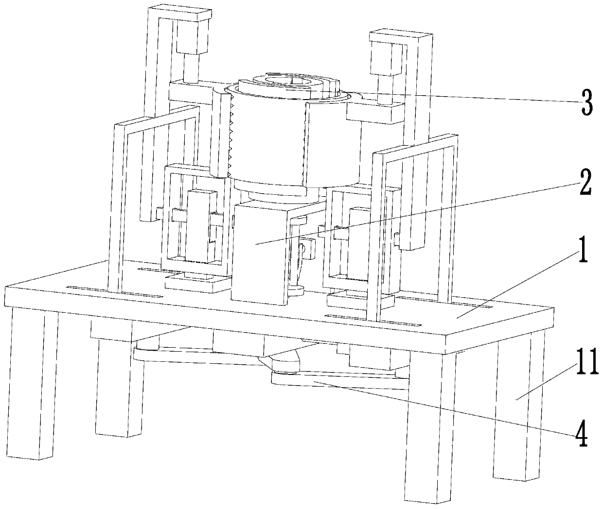 Plastic corrugated pipe forming processing method