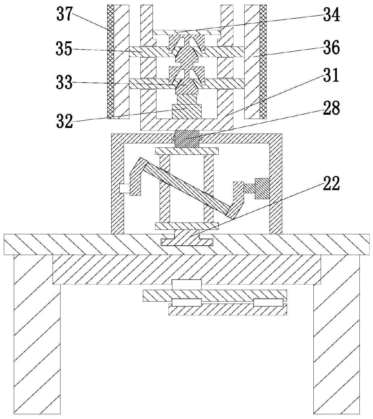 Plastic corrugated pipe forming processing method