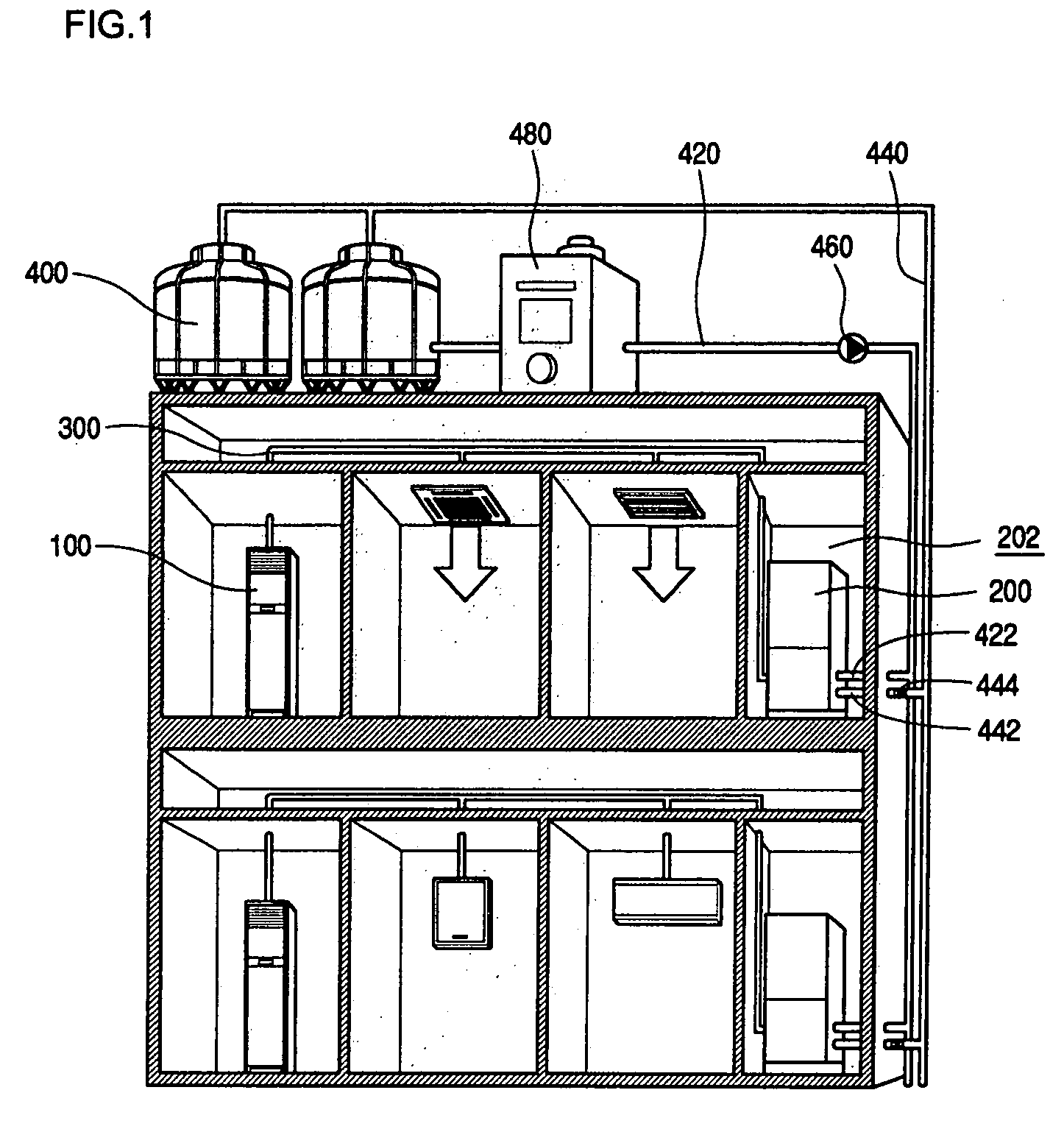 Water cooling type air conditioner