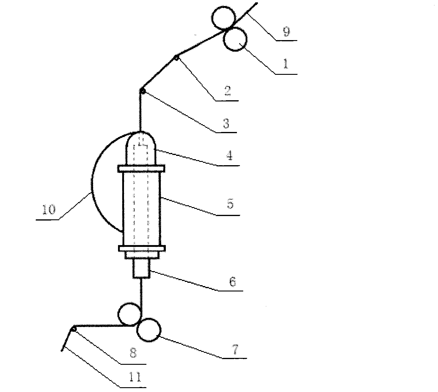 Method for preparing three-dimensional thermoplastic composite material based on improved wrapped yarn structure