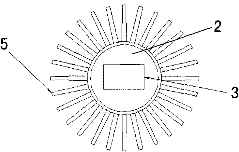 Cavity-type light emitting diode lamp