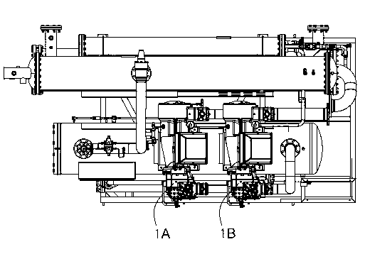 Screw brine refrigeration unit