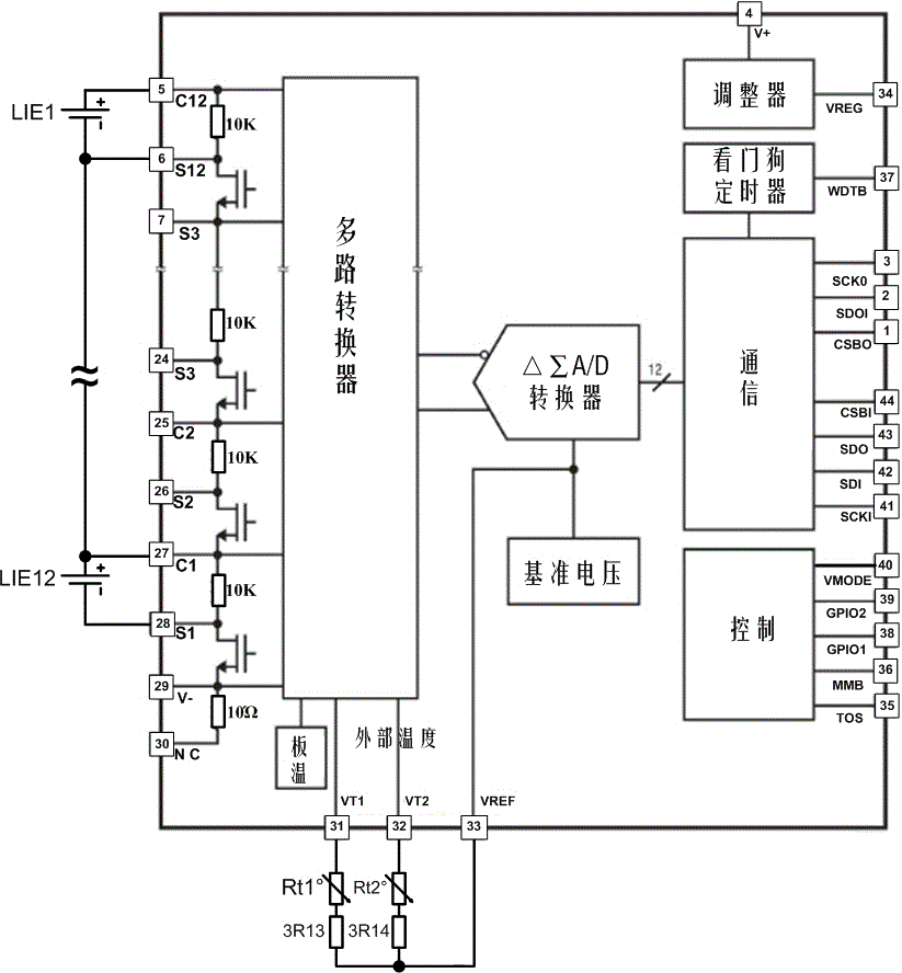 Intelligent protective device of electric vehicle lithium battery set