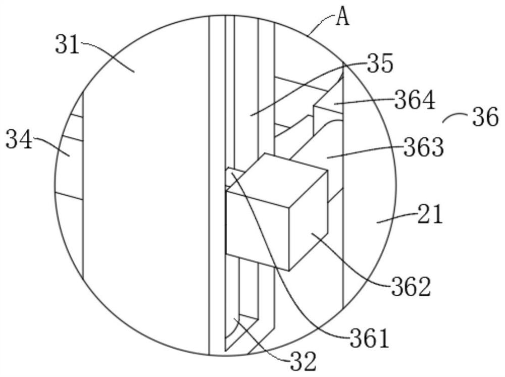 Reinforcing protection device for repairing indoor column body of ancient building