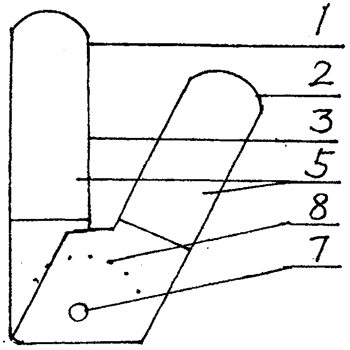 A bionic upright posture pressing paper model