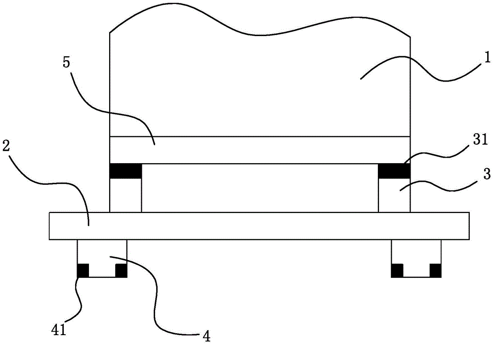 Buffer support of marine separator