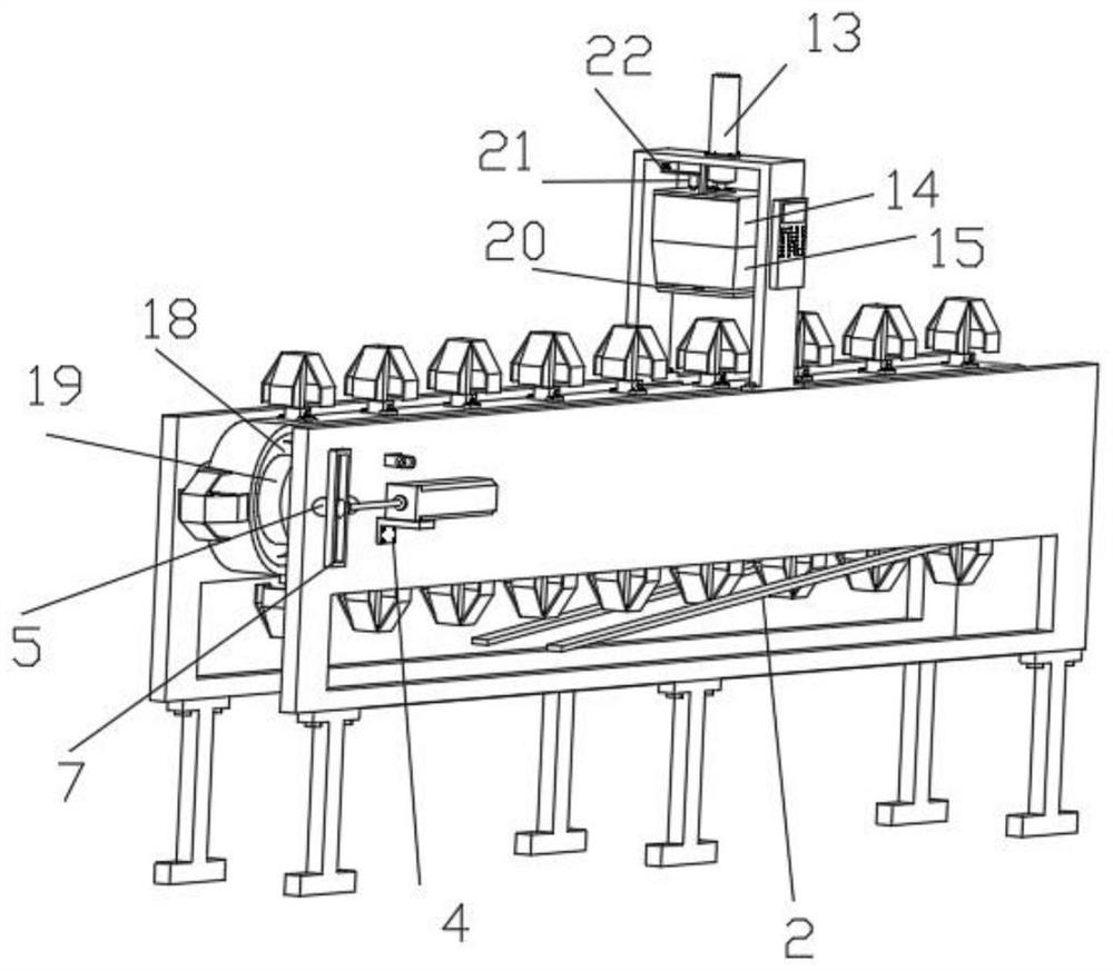 Shell cutting device for electric connector production and machining