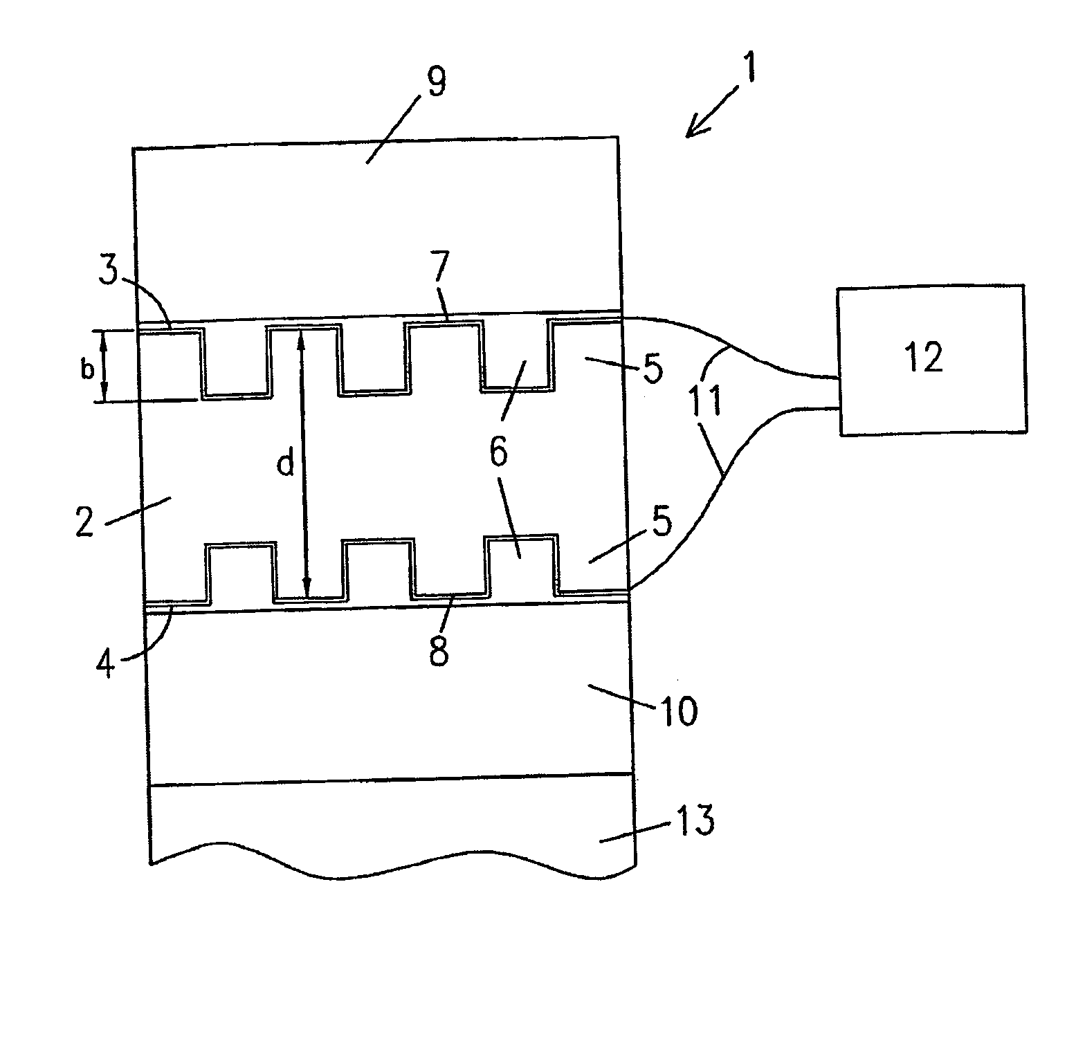 Tactile sensor element and sensor array