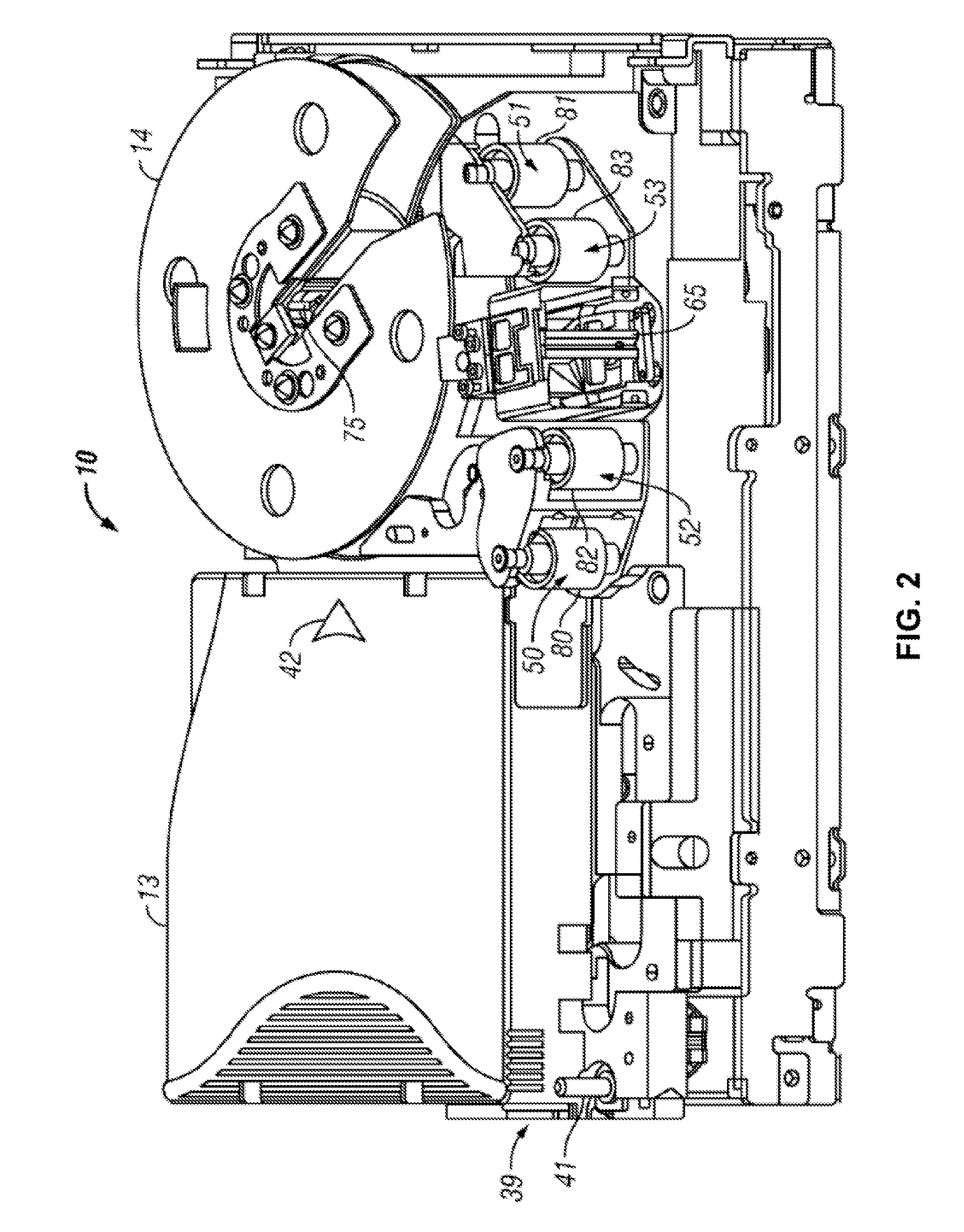 Methods for fast center calibration of a tape drive for a flangeless tape path