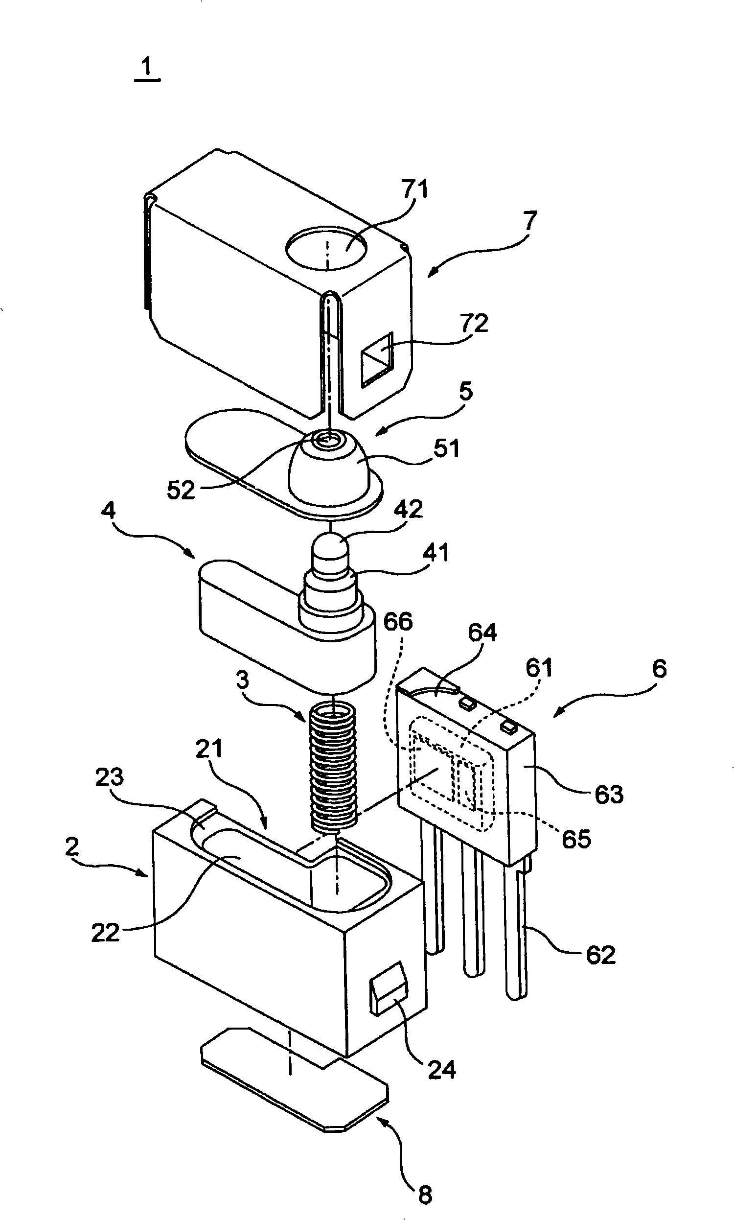 Non-contact switch apparatus