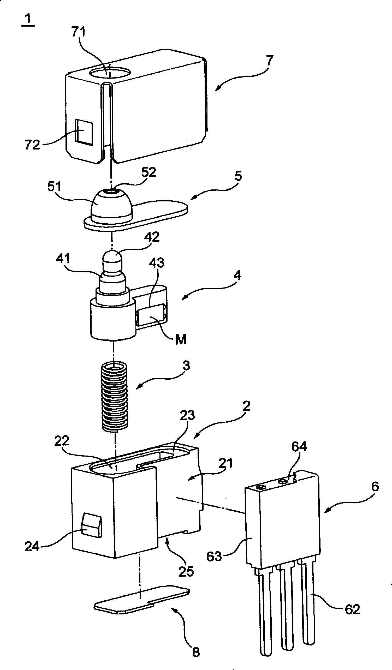 Non-contact switch apparatus