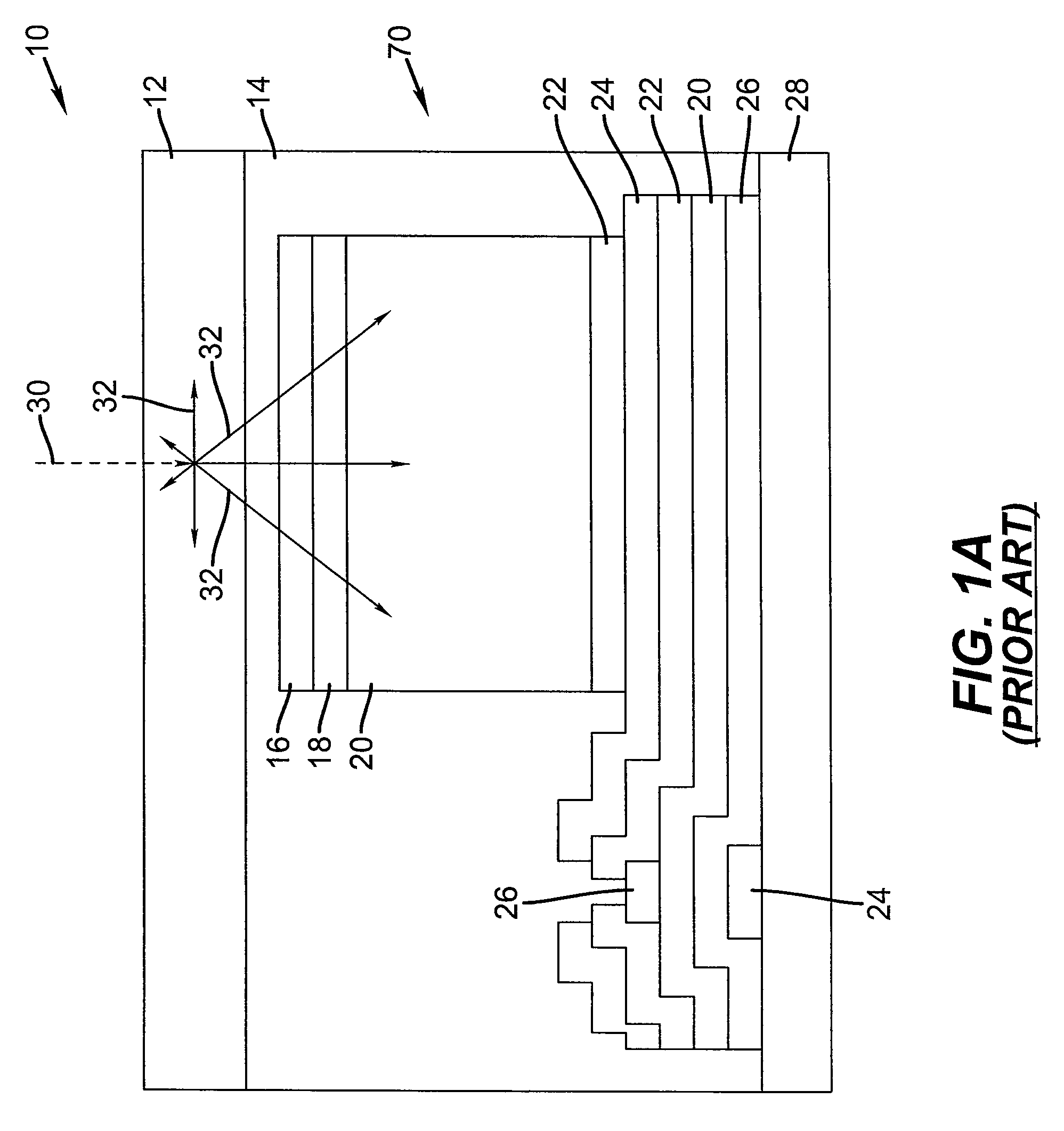 High fill-factor sensor with reduced coupling