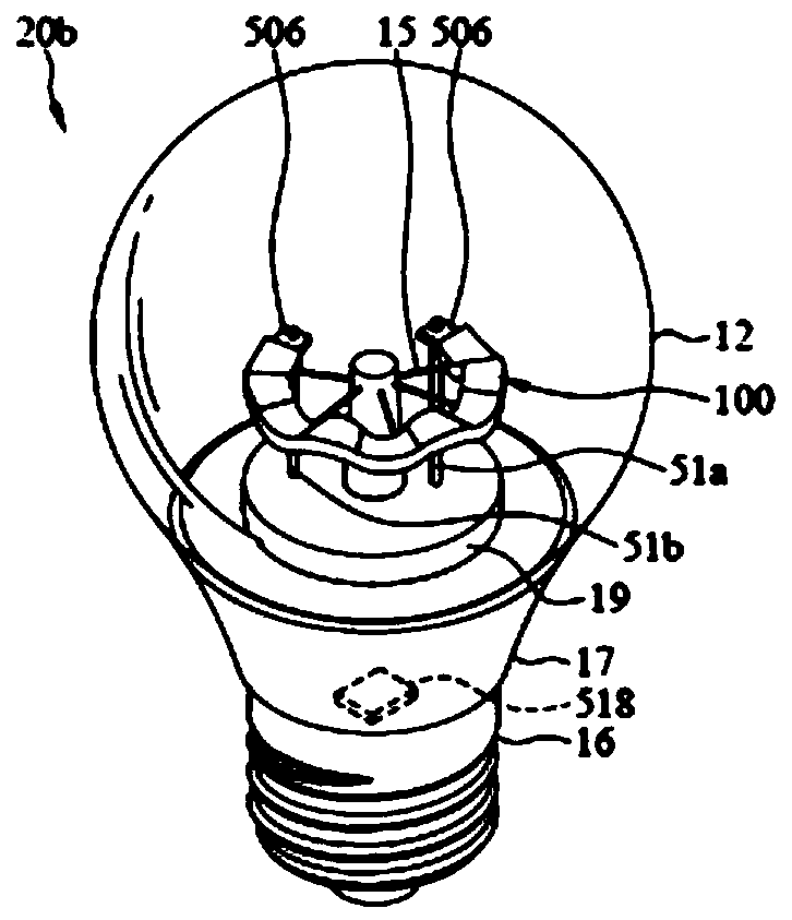 Light emitting diode (LED) lamp filament and LED bulb lamp