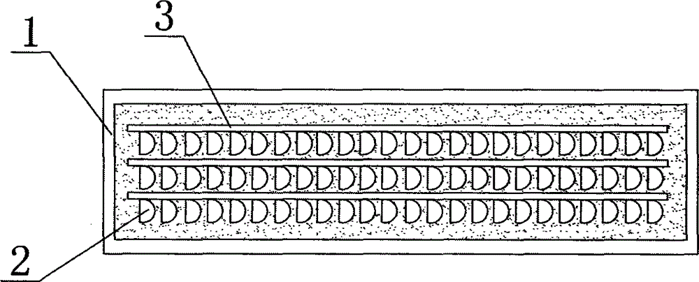 Landscape house roof bamboo hat block and production method thereof