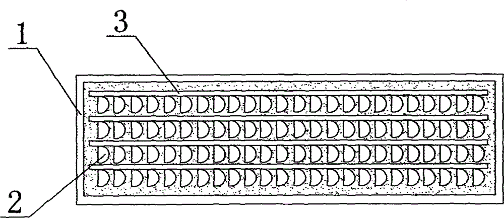 Landscape house roof bamboo hat block and production method thereof