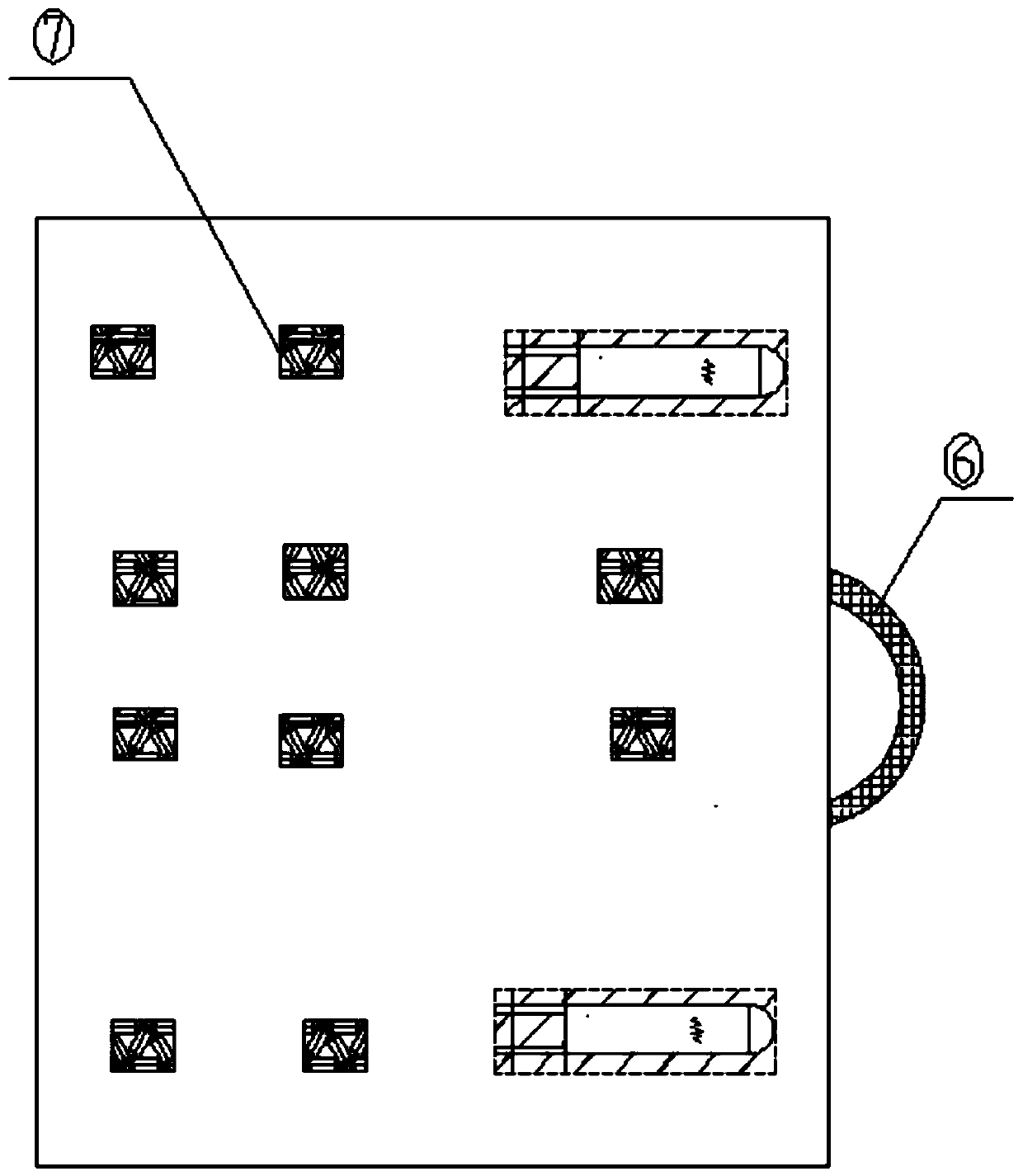 Water dispenser tray containing water leakage detection device