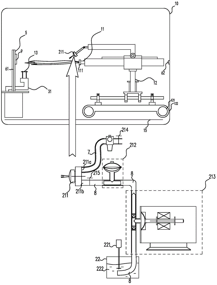 Test apparatus for thermal shock life evaluation of thermal barrier coating