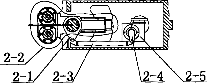 Working handpiece of numerical control wire bending machine