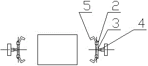 Intensive cooling control device and control method of microalloyed steel continuous casting slab corners in vertical bending segment