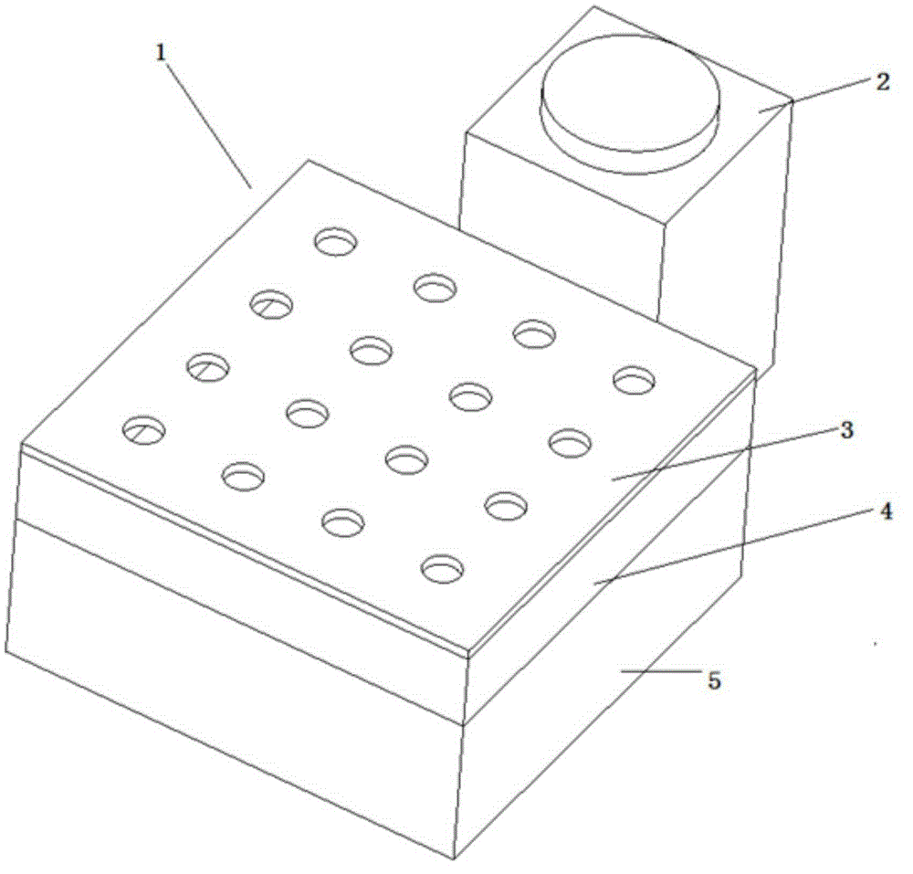 Needle type porous material emitter array type mini-type field emission electric thruster