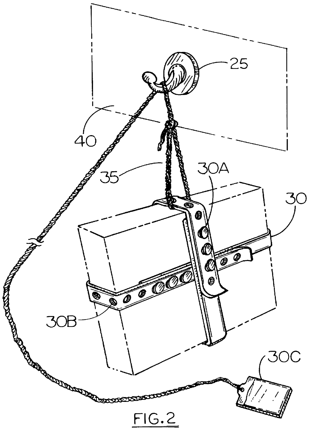 Method and apparatus for aiding the handicapped in placing and retrieving items