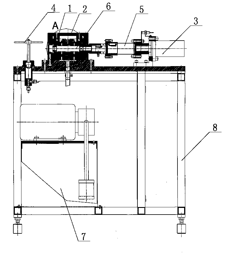 Accelerated rolling bearing fatigue life tester