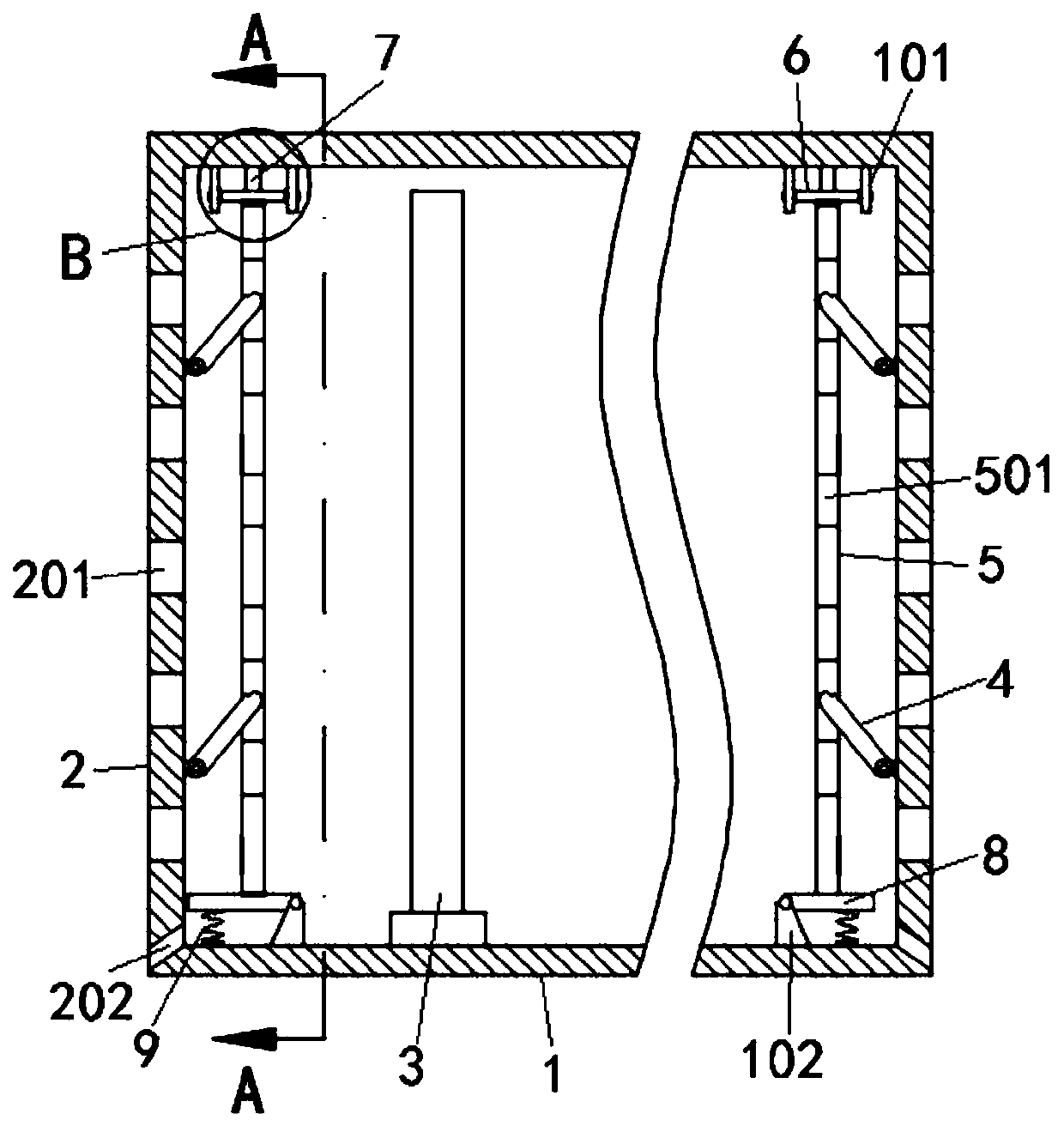 Ventilation and rainproof power supply box