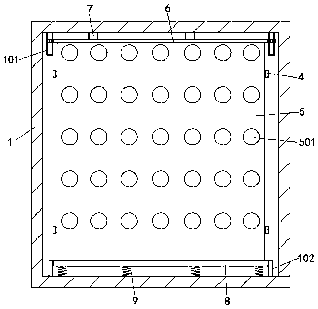 Ventilation and rainproof power supply box