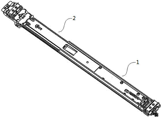 Sliding rail support