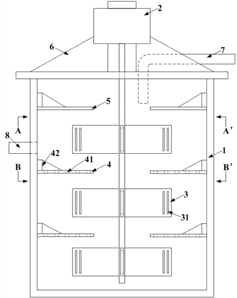 Stirrer with high stirring strength and high shearing force