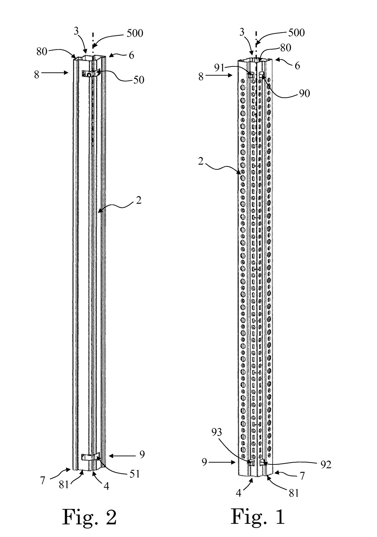 Frame assembly for a switchboard and related frame and switchboard