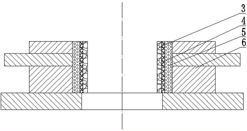 Cold punched die and manufacturing method thereof