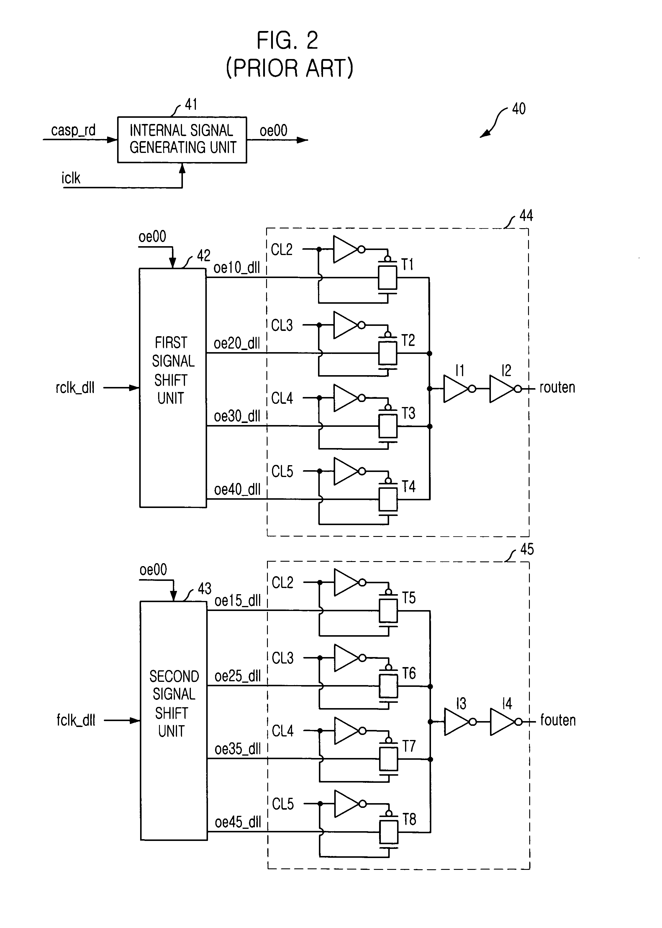 Data output control circuit