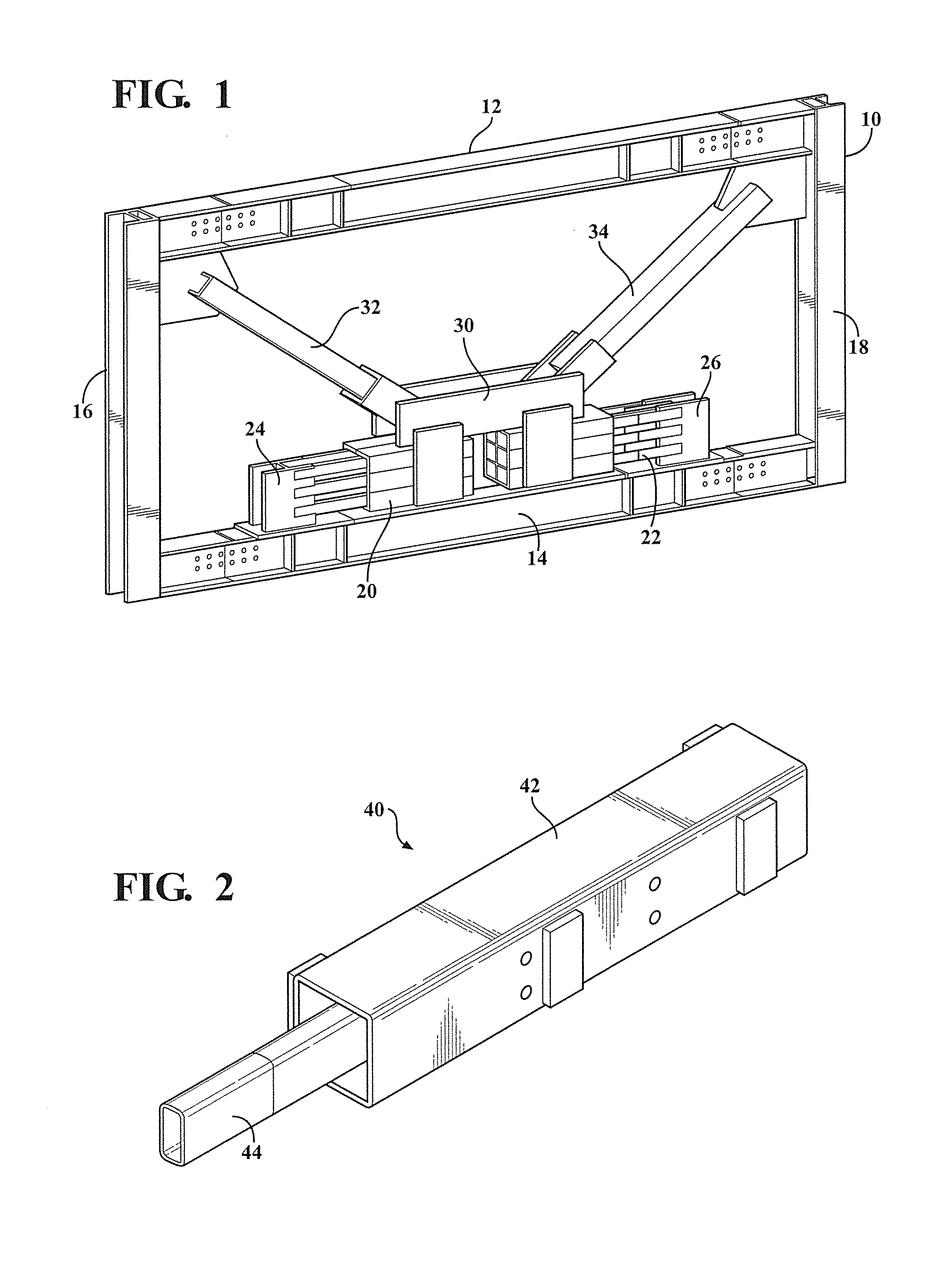 Compressed elastomer damper for earthquake hazard reduction