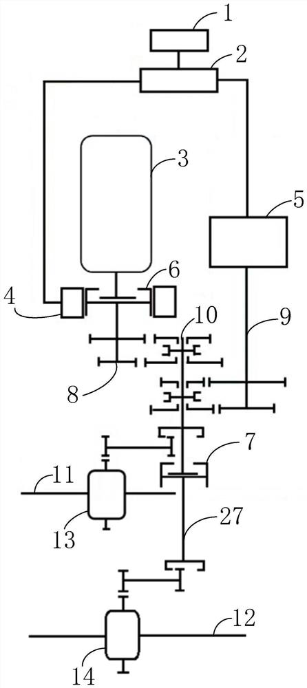 Vehicle hybrid power assembly, control method and vehicle