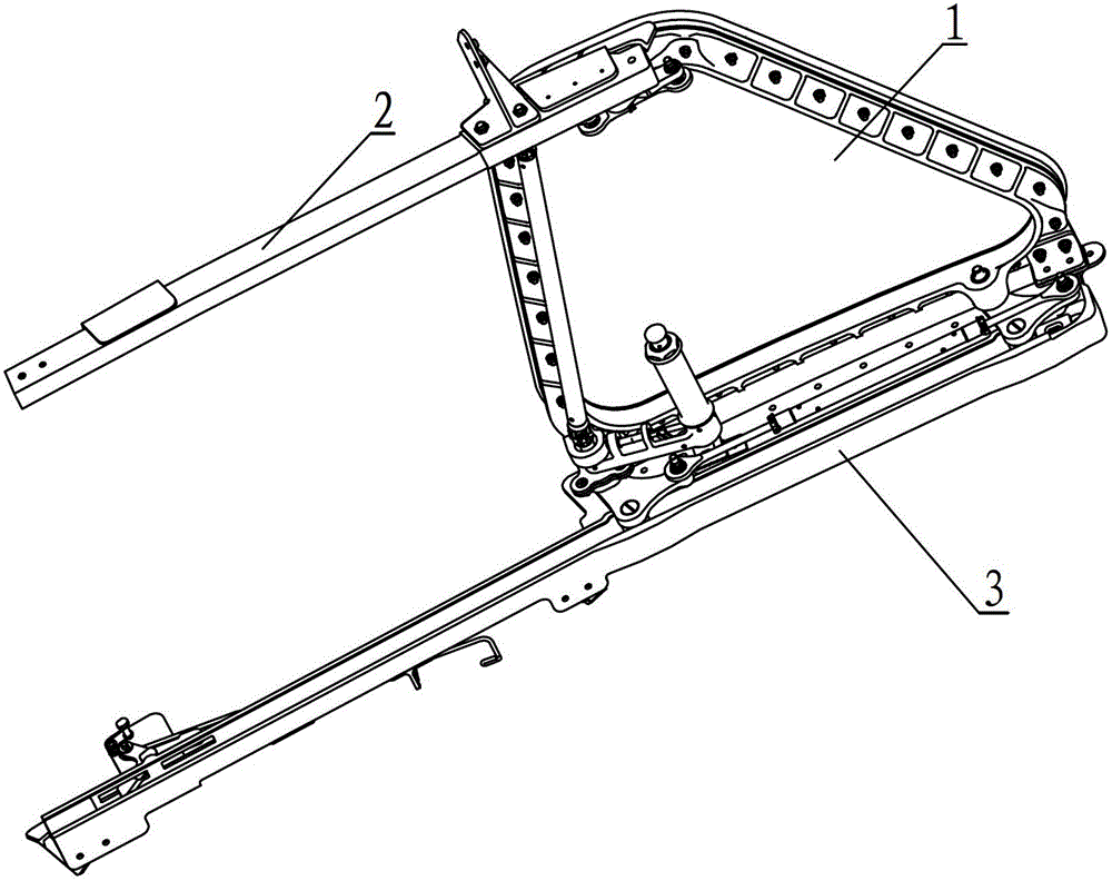 Adjustment mechanism for airplane ventilating window