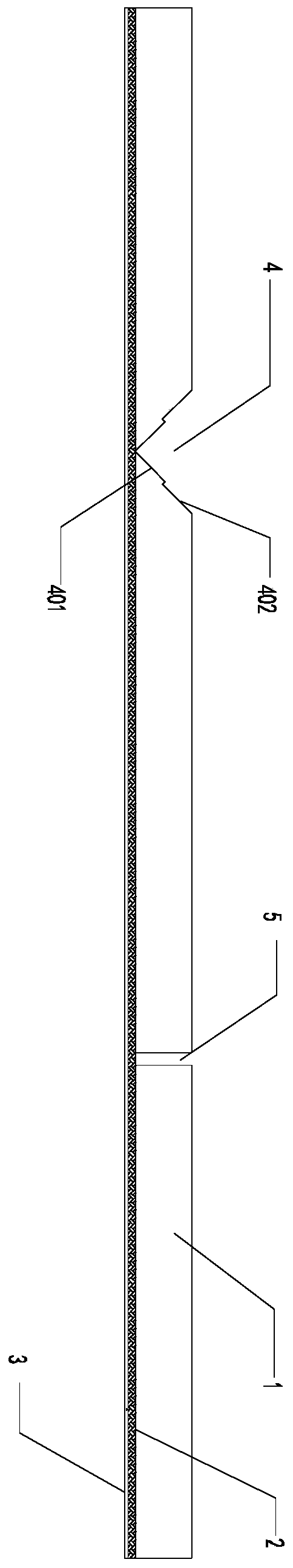 Angle-foldable PVC rigid-flexible composite board and preparation method thereof