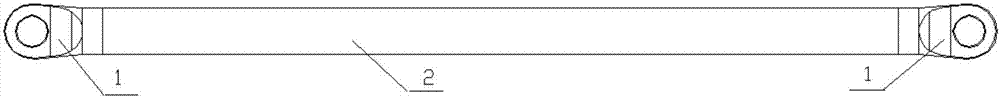 Rapid positioning and machining method for long stay bar lug sheet connector