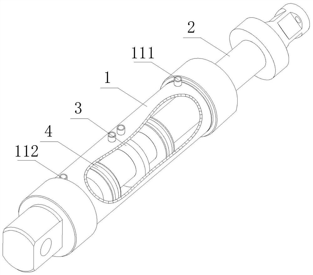 Self-locking multi-cavity hydraulic oil cylinder and implementation method thereof