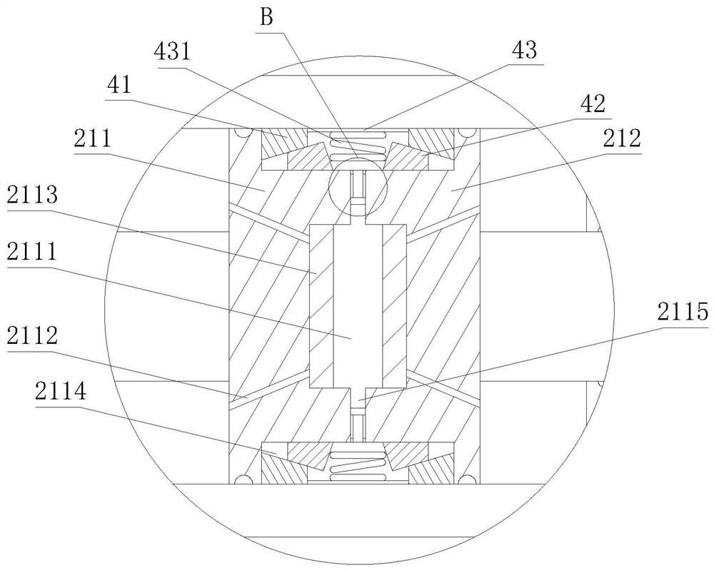 Self-locking multi-cavity hydraulic oil cylinder and implementation method thereof