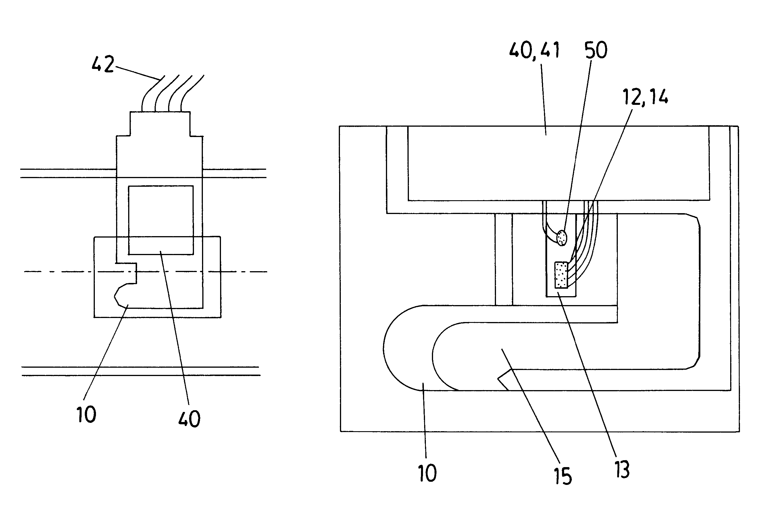 Method for determining the air aspirated by an internal combustion engine, and sensor for an internal combustion engine