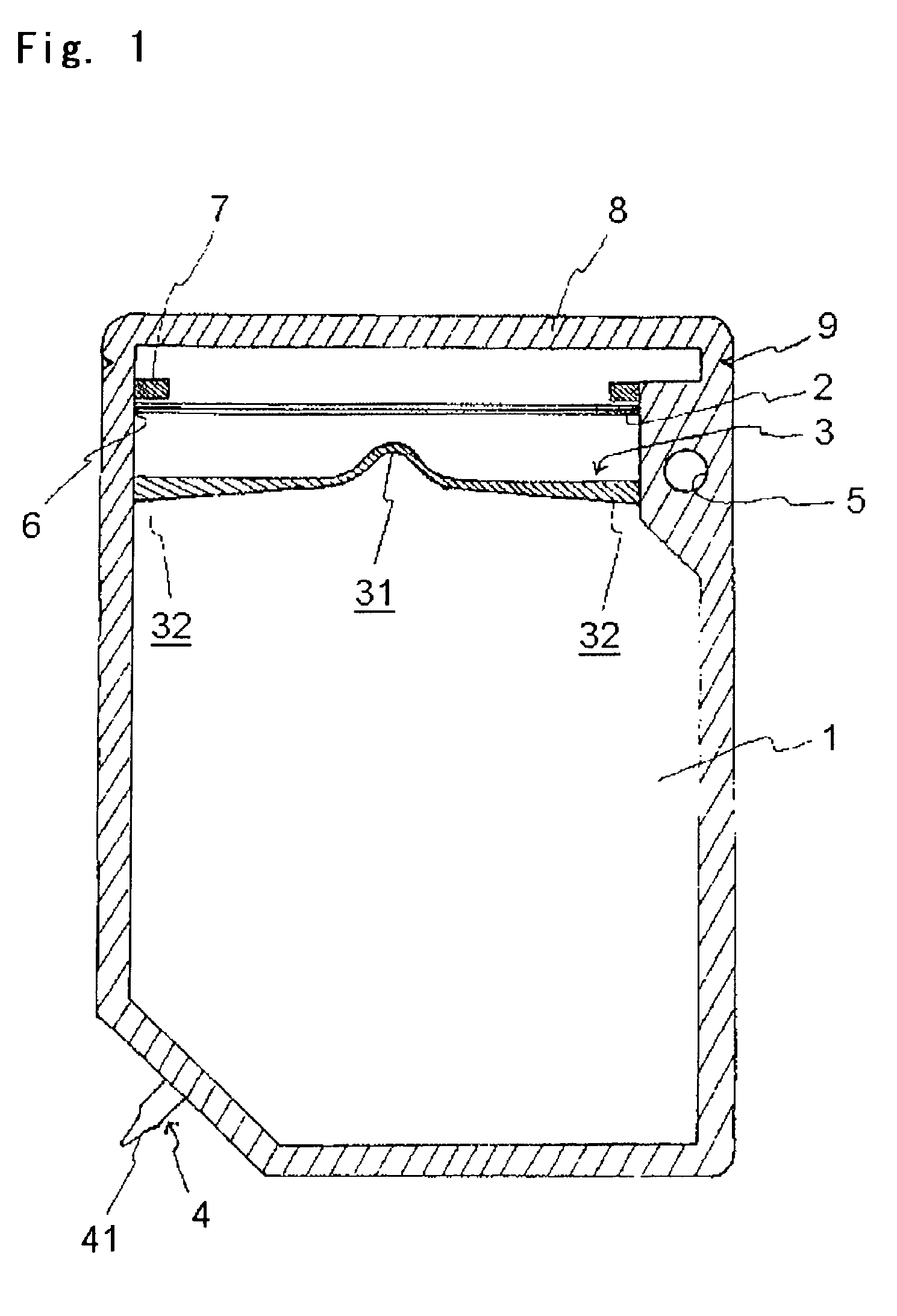 Liquid storage bag