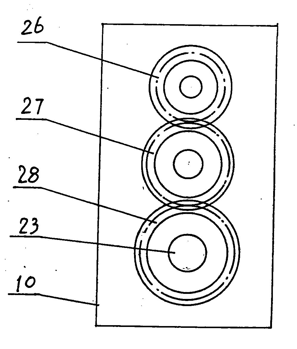 Horizontal and longitudinal moving device of automobile