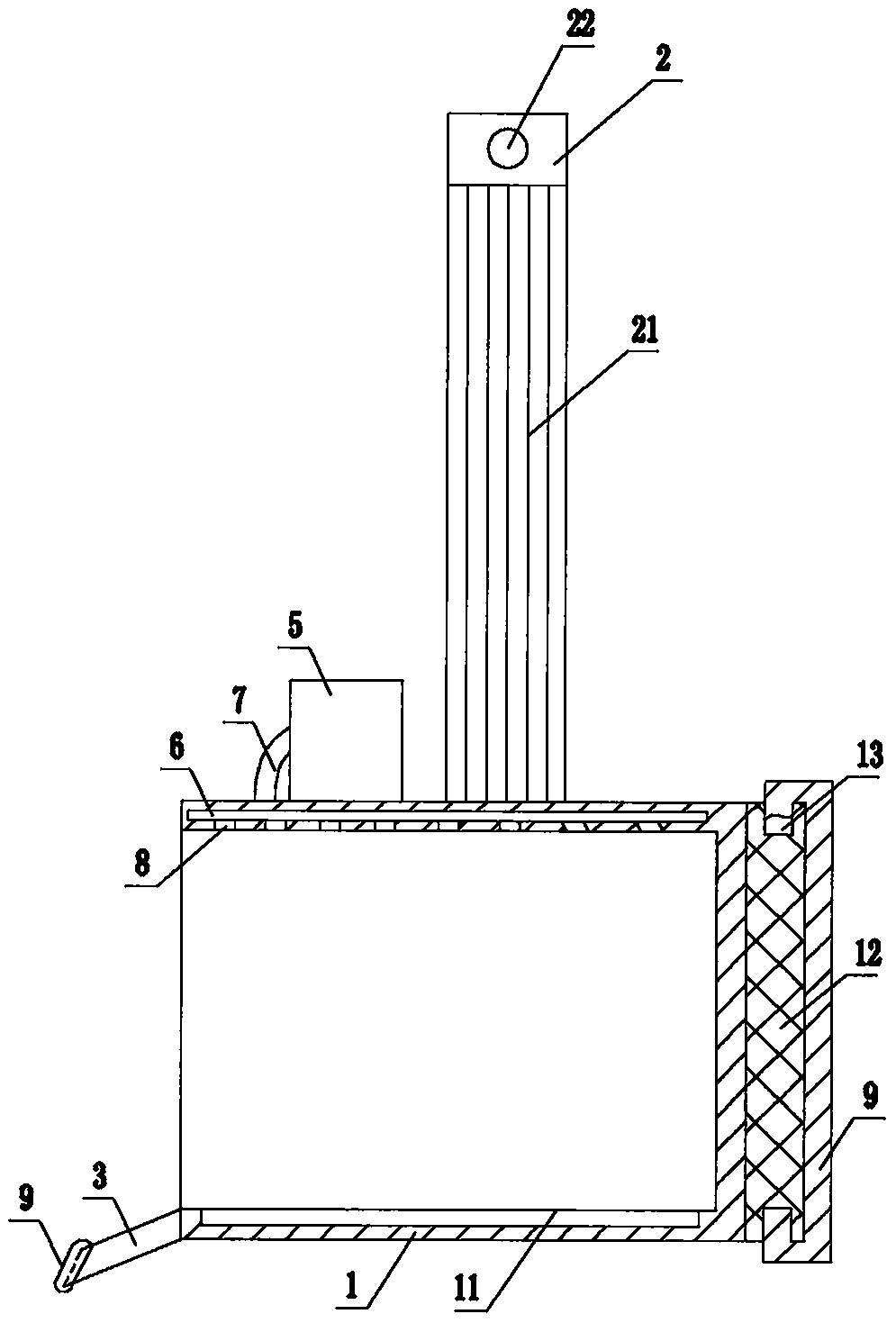 Coupling agent cleaning device