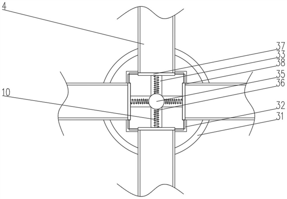 Grassland fire protection device based on flame-retardant gas