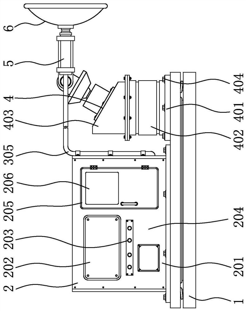 A multi-angle sealing detection device for ship production